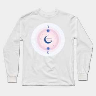 Moon Galaxy Long Sleeve T-Shirt